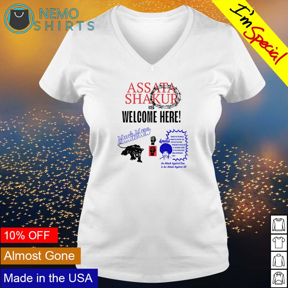 assata shakur is welcome here shirt