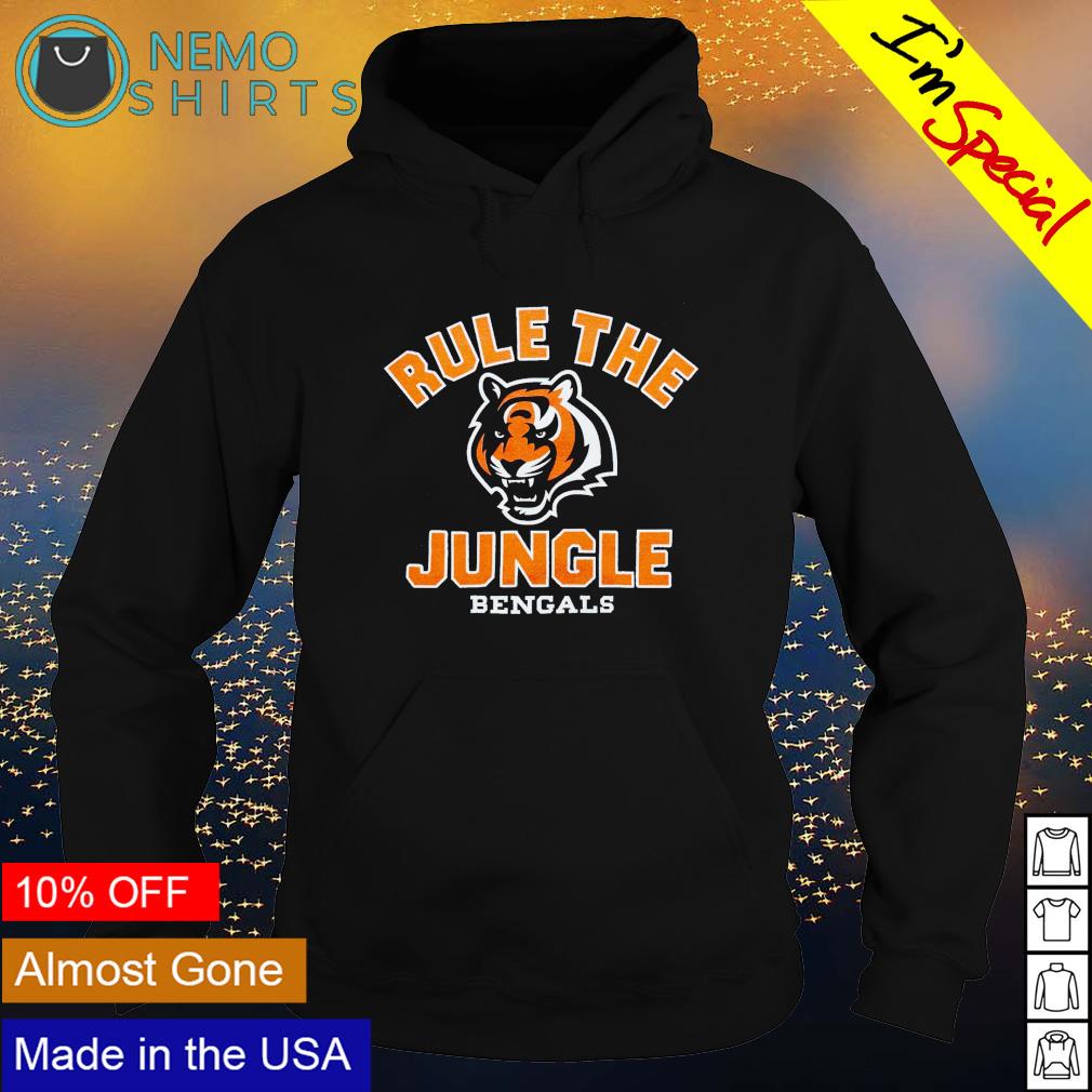 Official cincinnati Bengals Rule The Jungle T-Shirt, hoodie, sweater, long  sleeve and tank top