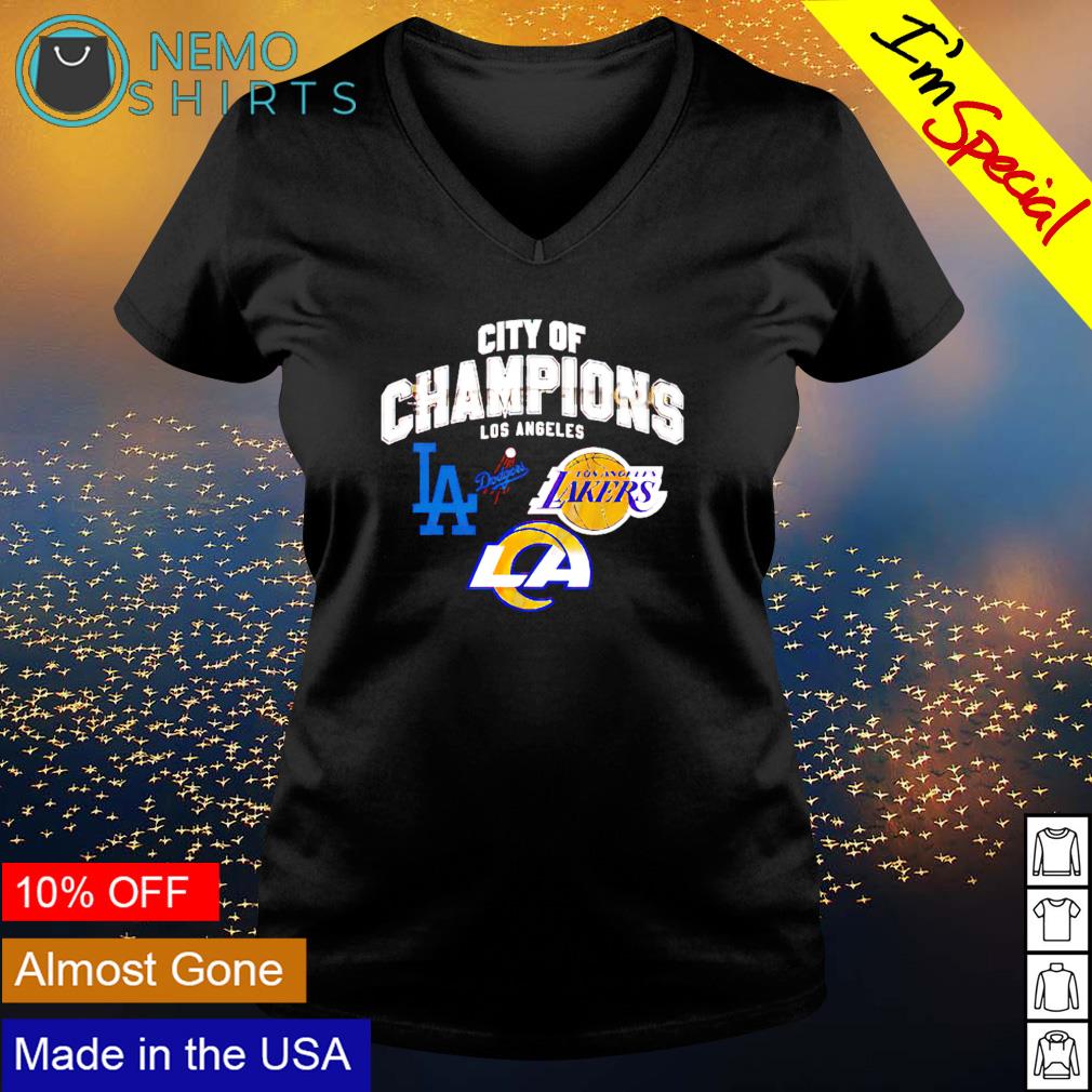 The Los Angeles City Of Champions Dodgers Lakers Rams Kings shirt, hoodie,  sweater, long sleeve and tank top