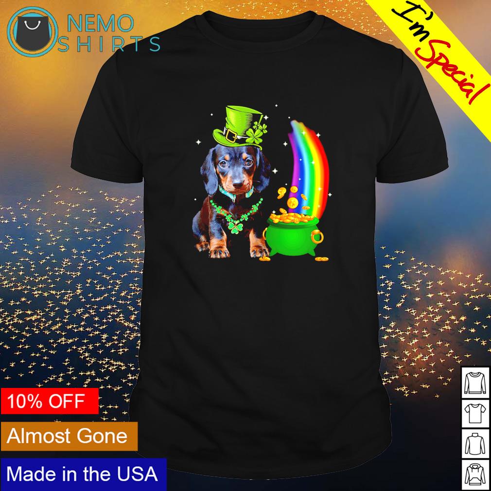 dachshund st patrick's day shirt