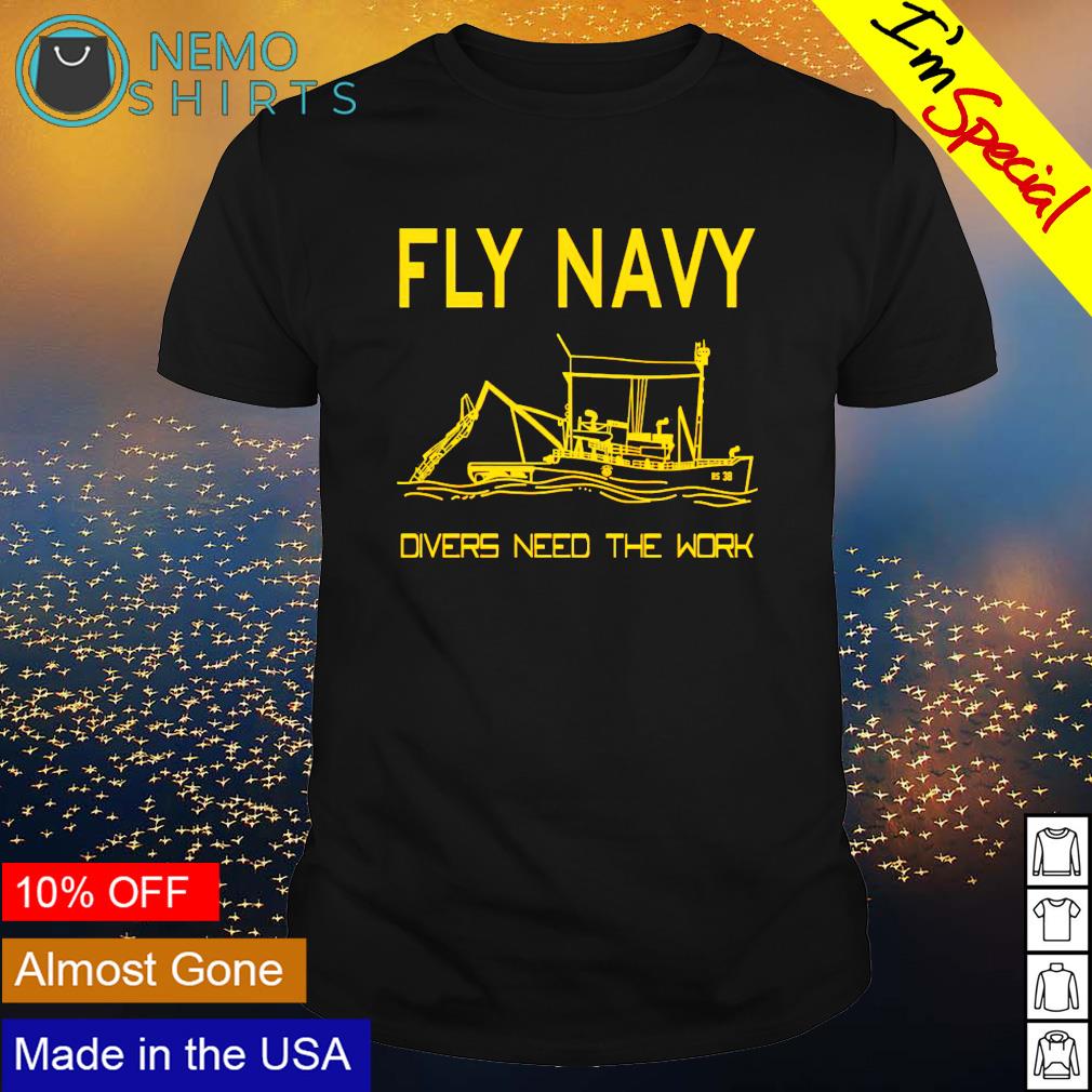 Fly navy hot sale shirt