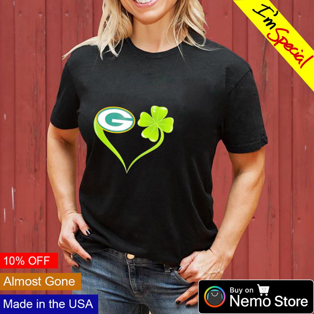 Green Bay Packers logo heart Let's go Packers Shirt, hoodie, sweater, long  sleeve and tank top