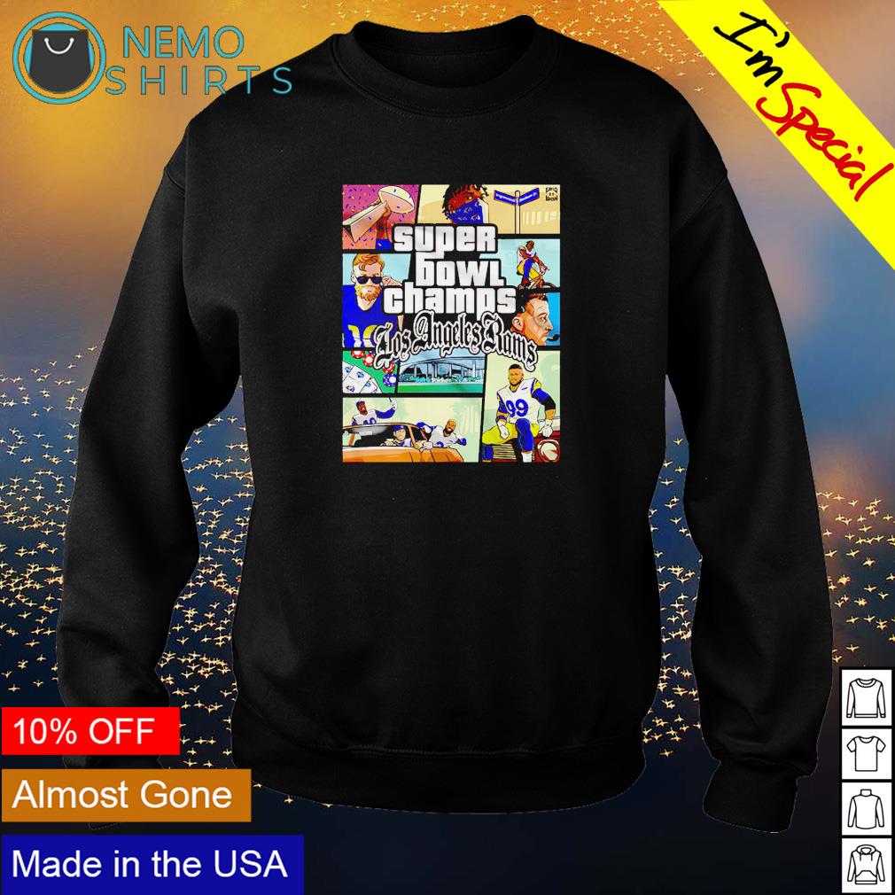 GTA Super Bowl Champs Los Angeles Rams shirt, hoodie, sweater and v-neck t- shirt