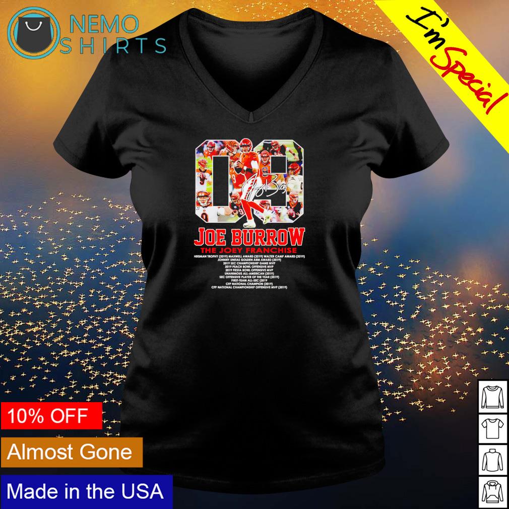 Joe Burrow the Joe Franchise Cincinnati Bengals signature shirt, hoodie,  sweater and v-neck t-shirt