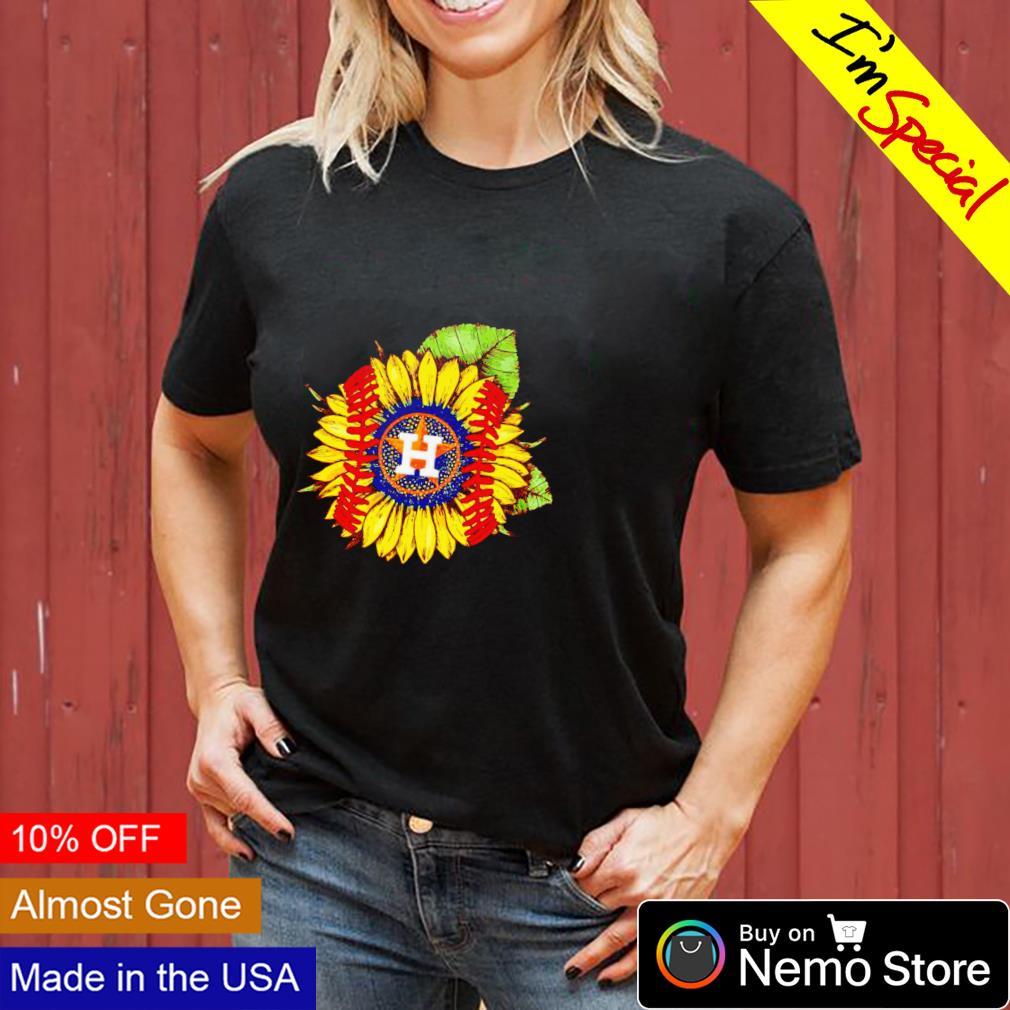 Sunflower Houston Astros shirt, hoodie, sweater and v-neck t-shirt