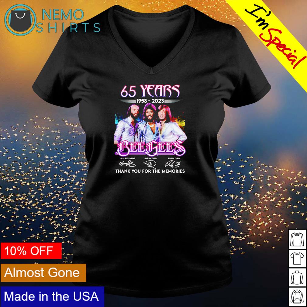 65 years Bee Gees 1958 2023 thank you for the memories shirt