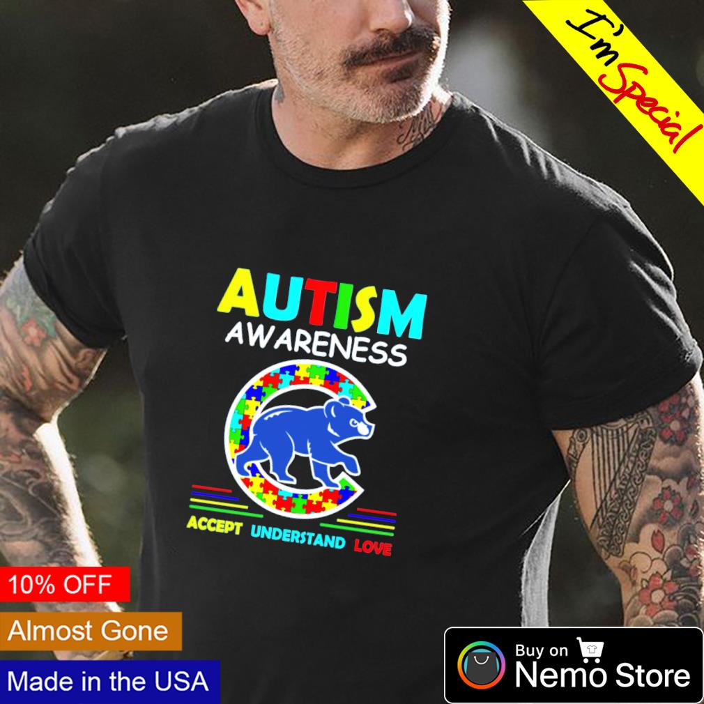 Autism awareness Chicago Cubs accept understand love shirt, hoodie, sweater  and v-neck t-shirt