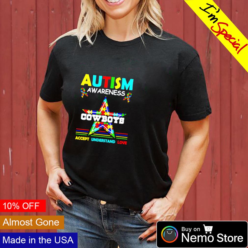 Dallas Cowboys NFL Autism Awareness Personalized Hoodie T Shirt