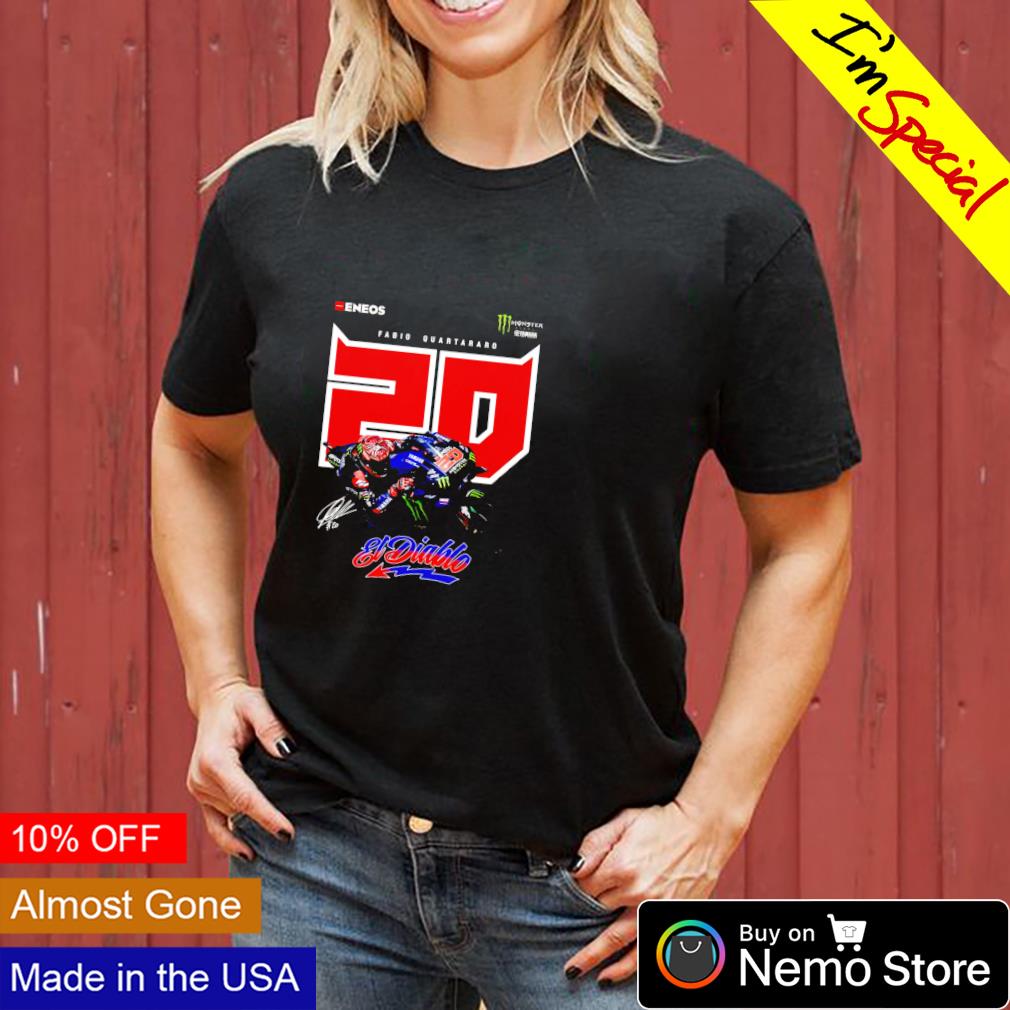 Tee shirt fabio 2025 quartararo el diablo