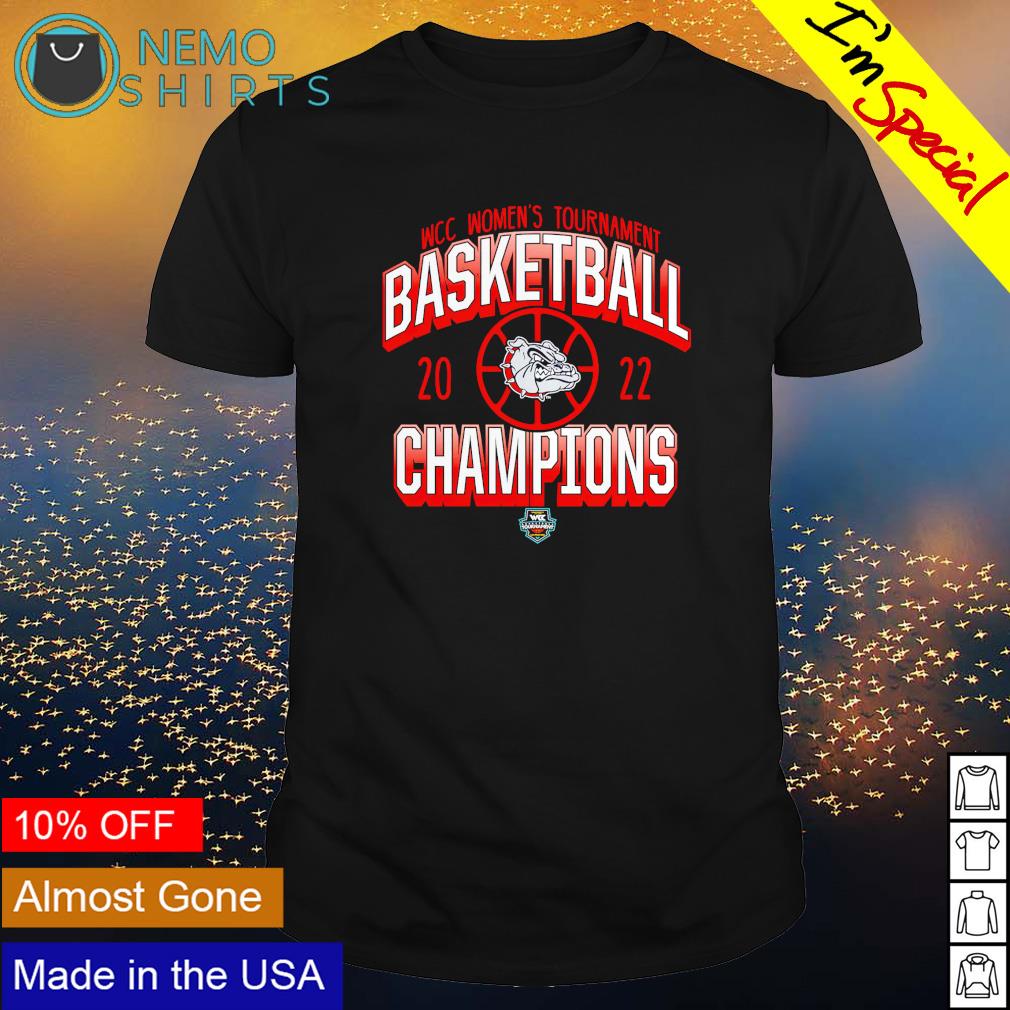 Awesome Gonzaga Bulldogs 2023 WCC Men's Tournament Basketball Conference  Tournament Champions logo shirt, hoodie, sweater, long sleeve and tank top