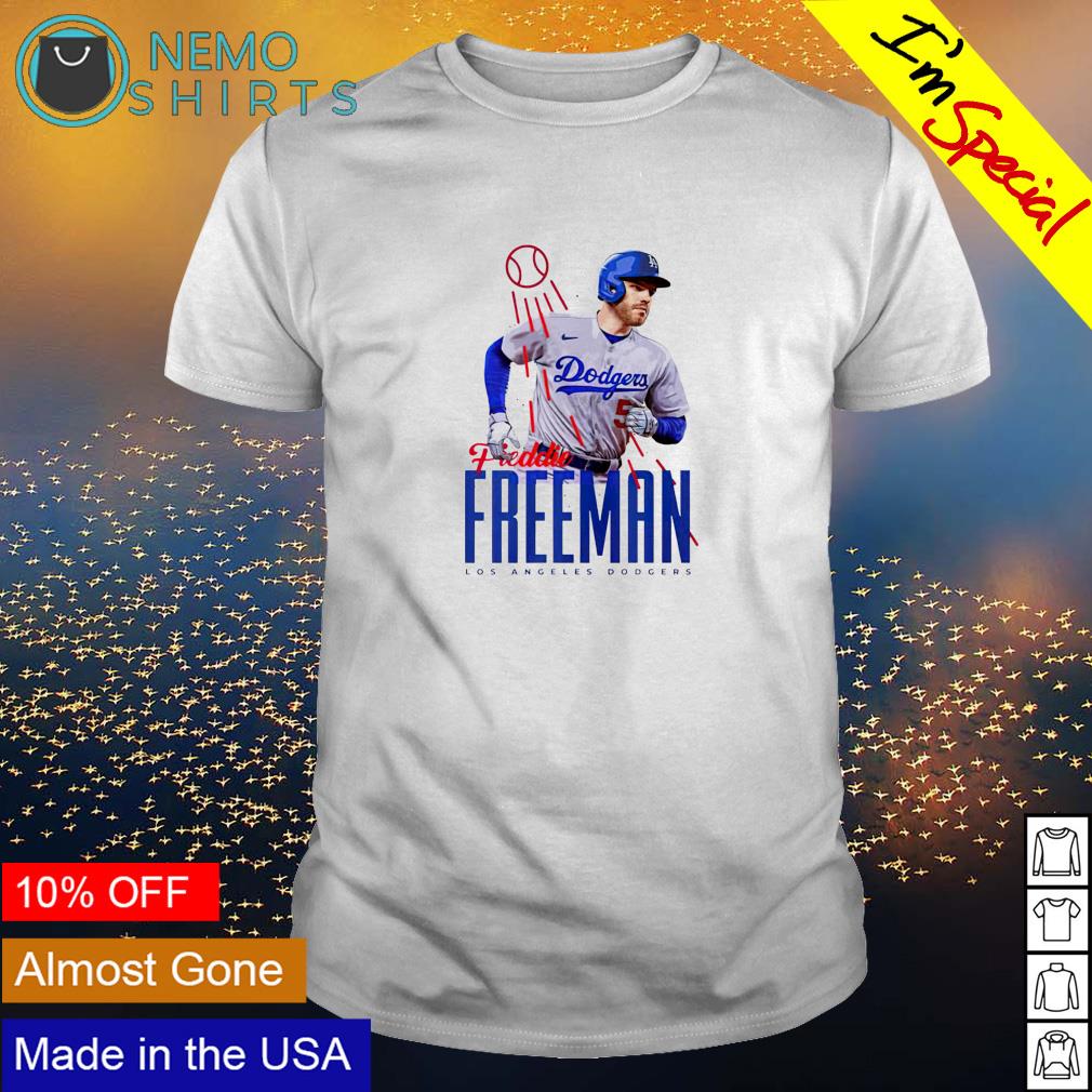 Freddie Freeman Los Angeles Text T-shirt