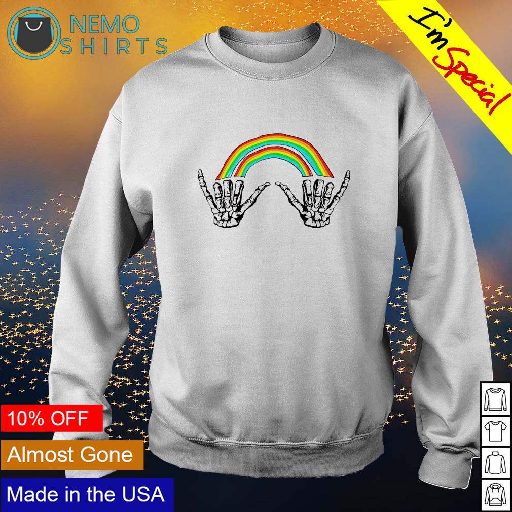 Louis Tomlinson rainbow skeleton shirt, hoodie, sweater and v-neck t-shirt