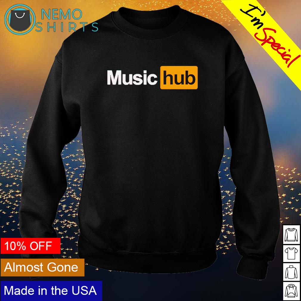 Music Hub Pornhub logo shirt, hoodie, sweater and v-neck t-shirt