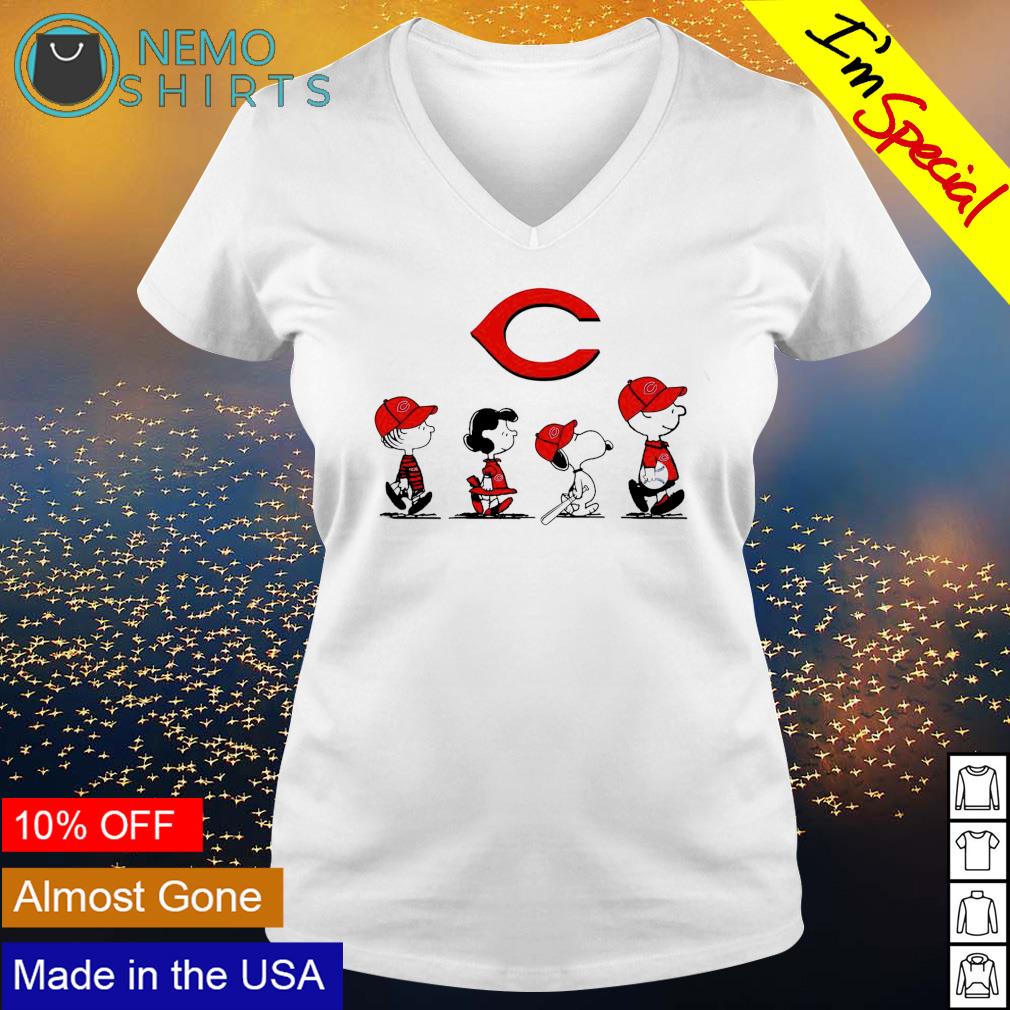 Peanuts characters Cincinnati Reds shirt, hoodie, sweater and v-neck t-shirt