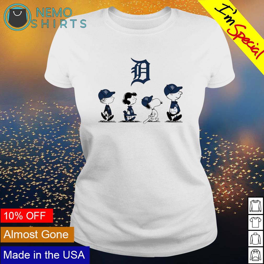 Peanuts characters Detroit Tigers shirt, hoodie, sweater and v-neck t-shirt