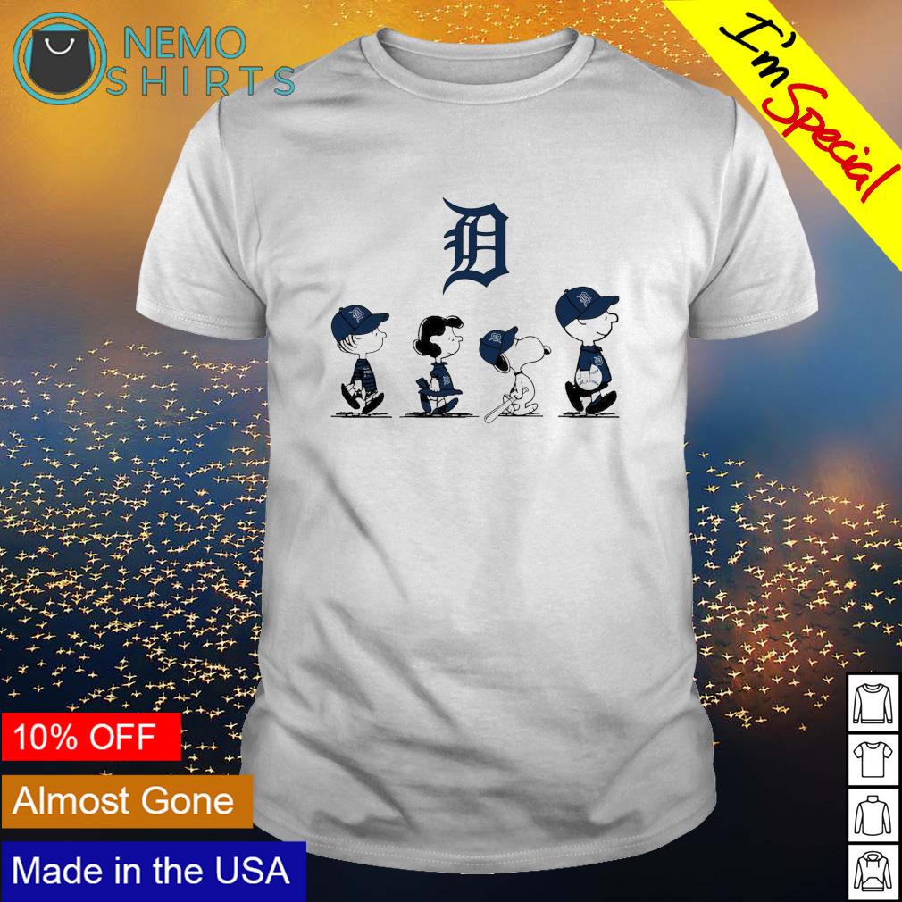 Peanuts characters Detroit Tigers shirt, hoodie, sweater and v