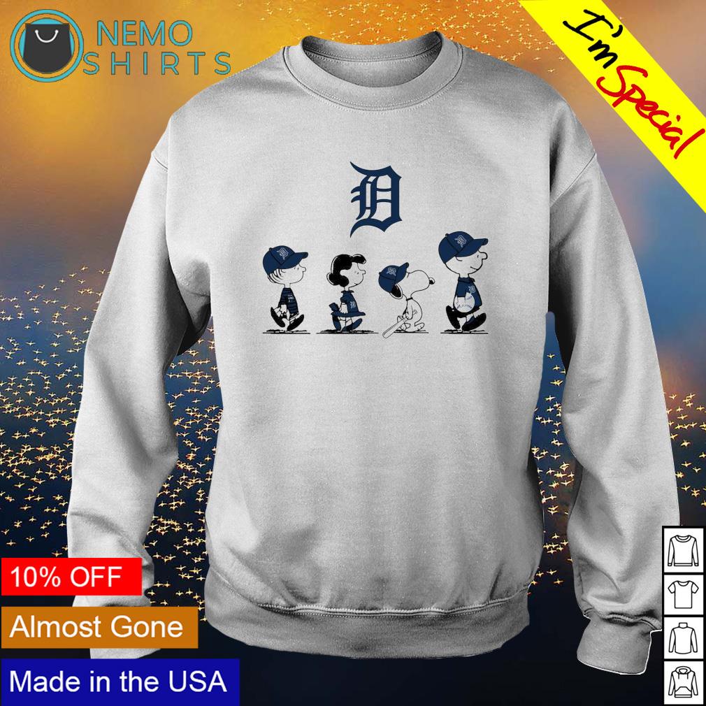 Peanuts characters Detroit Tigers shirt, hoodie, sweater and v-neck t-shirt