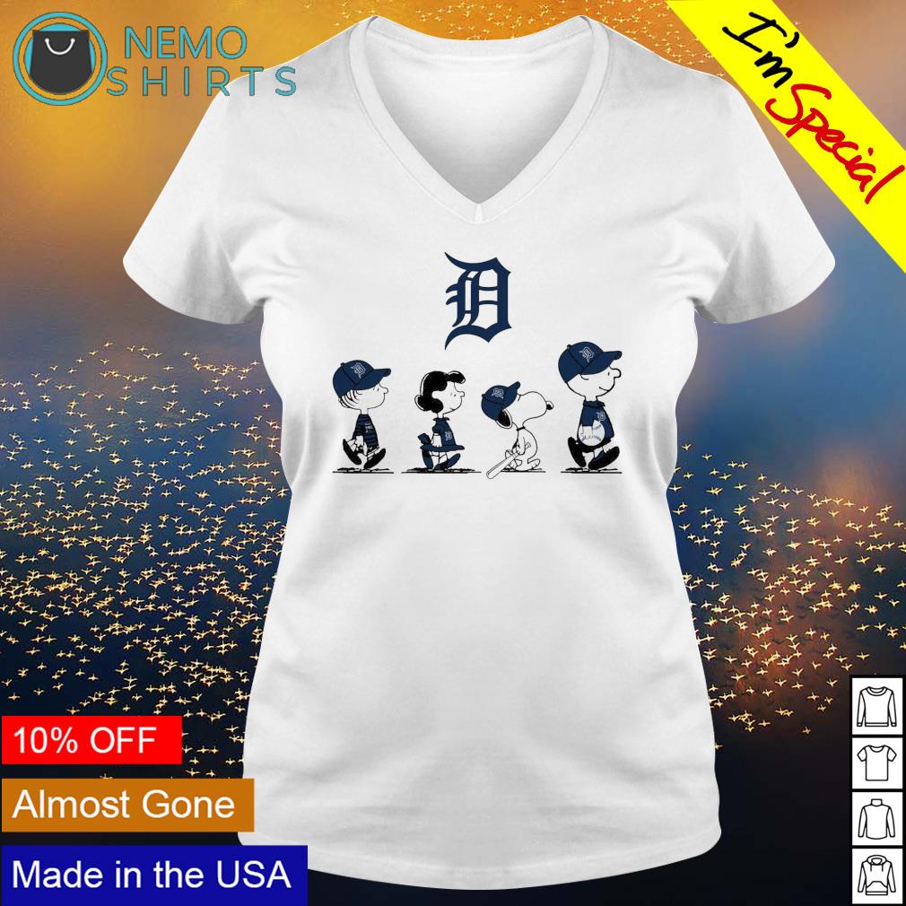 Peanuts characters Detroit Tigers shirt, hoodie, sweater and v-neck t-shirt