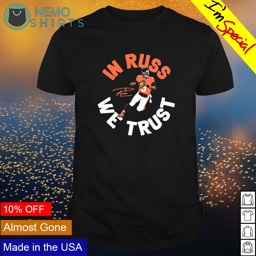 In russ we shop trust t shirt