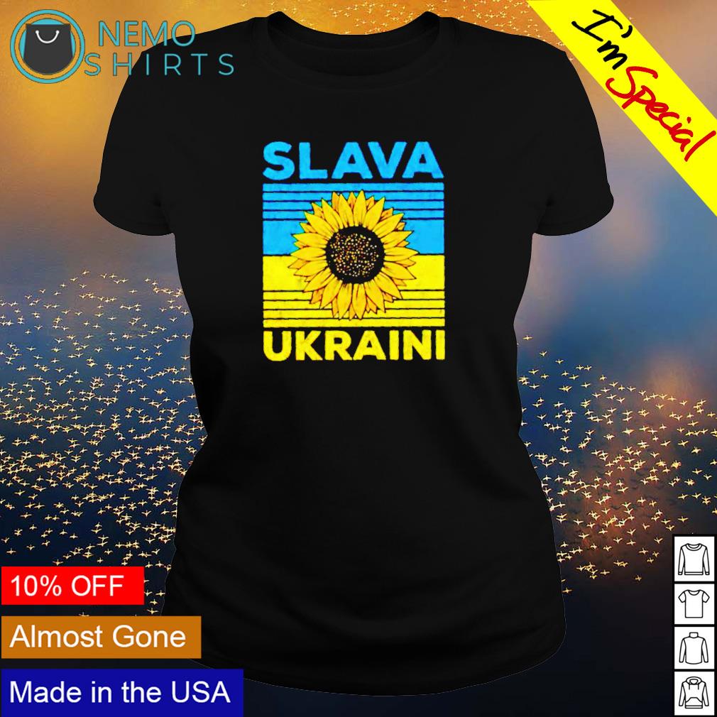 Sunflower slava Ukraini shirt, hoodie, sweater and v-neck t-shirt