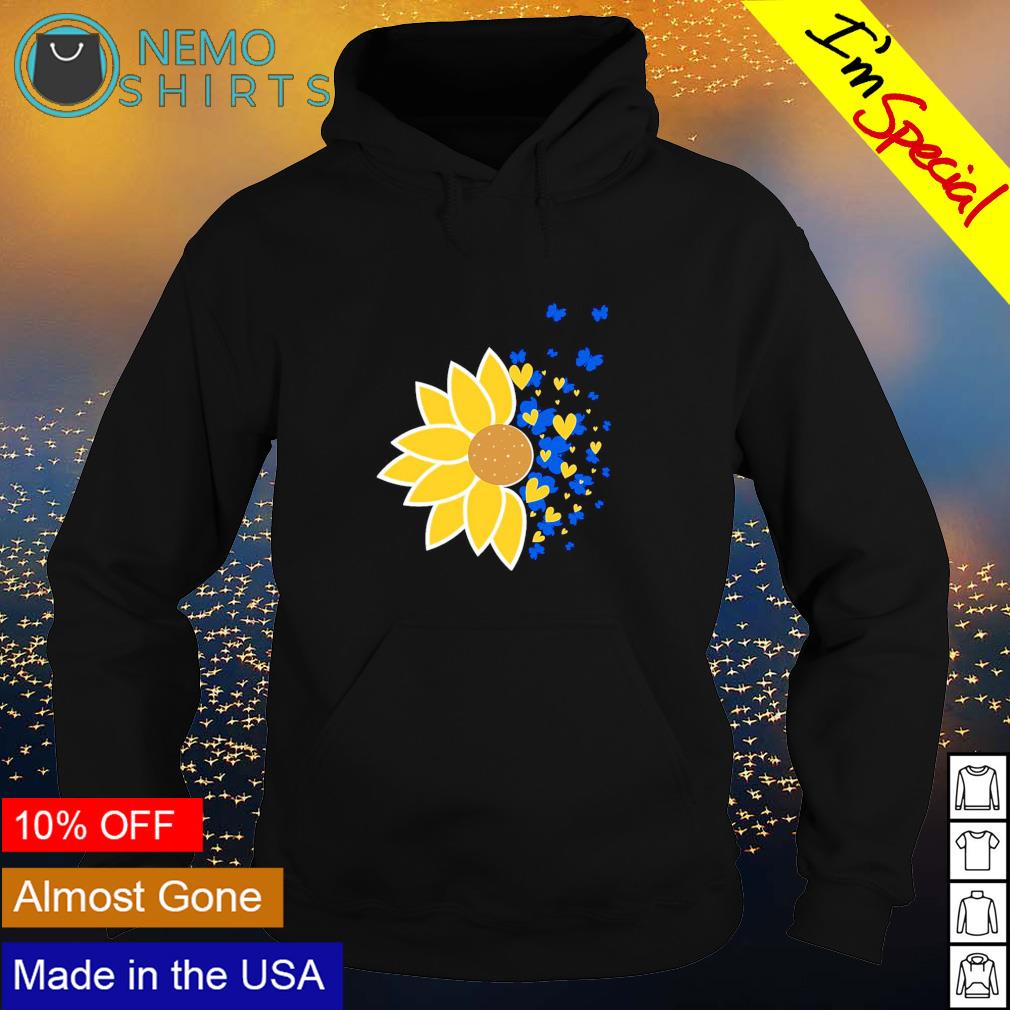 sunflower-syndrome-awareness-hearts-shirt-hoodie-sweater-and-v-neck-t-shirt