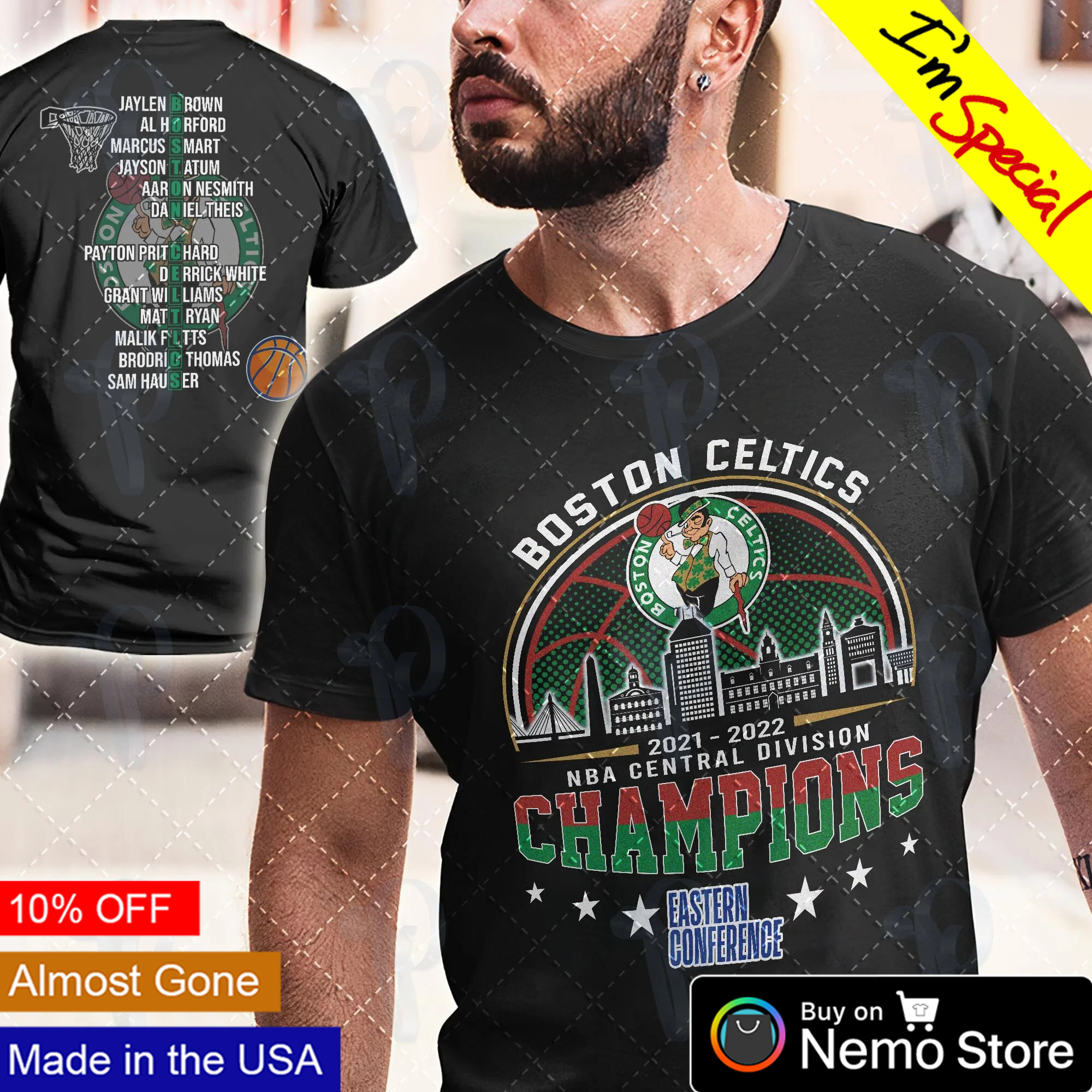 Boston Celtics 2021-2022 NBA Central Division Champion Eastern