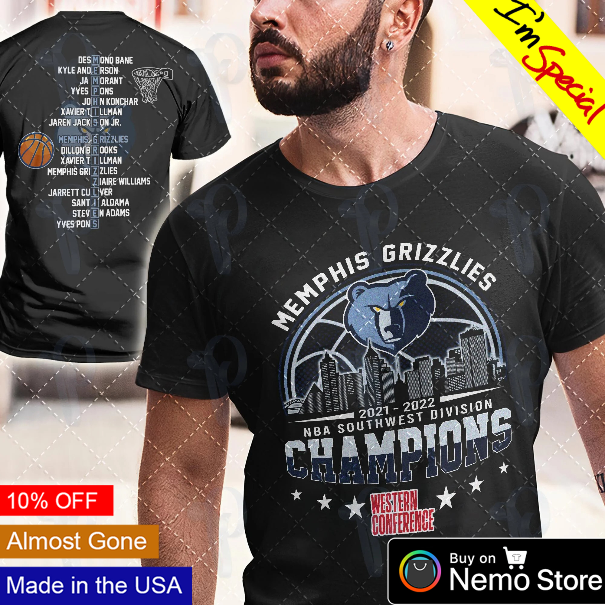 Memphis Grizzlies 2022 NBA southwest division champions shirt, hoodie,  sweater and v-neck t-shirt