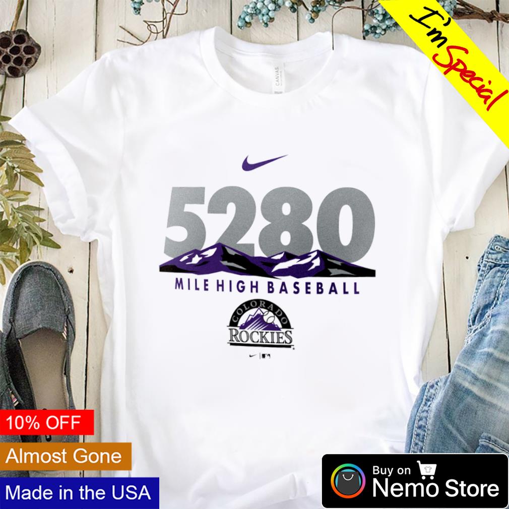 Colorado Rockies Nike 5280 Mile High baseball shirt, hoodie, sweater and  v-neck t-shirt