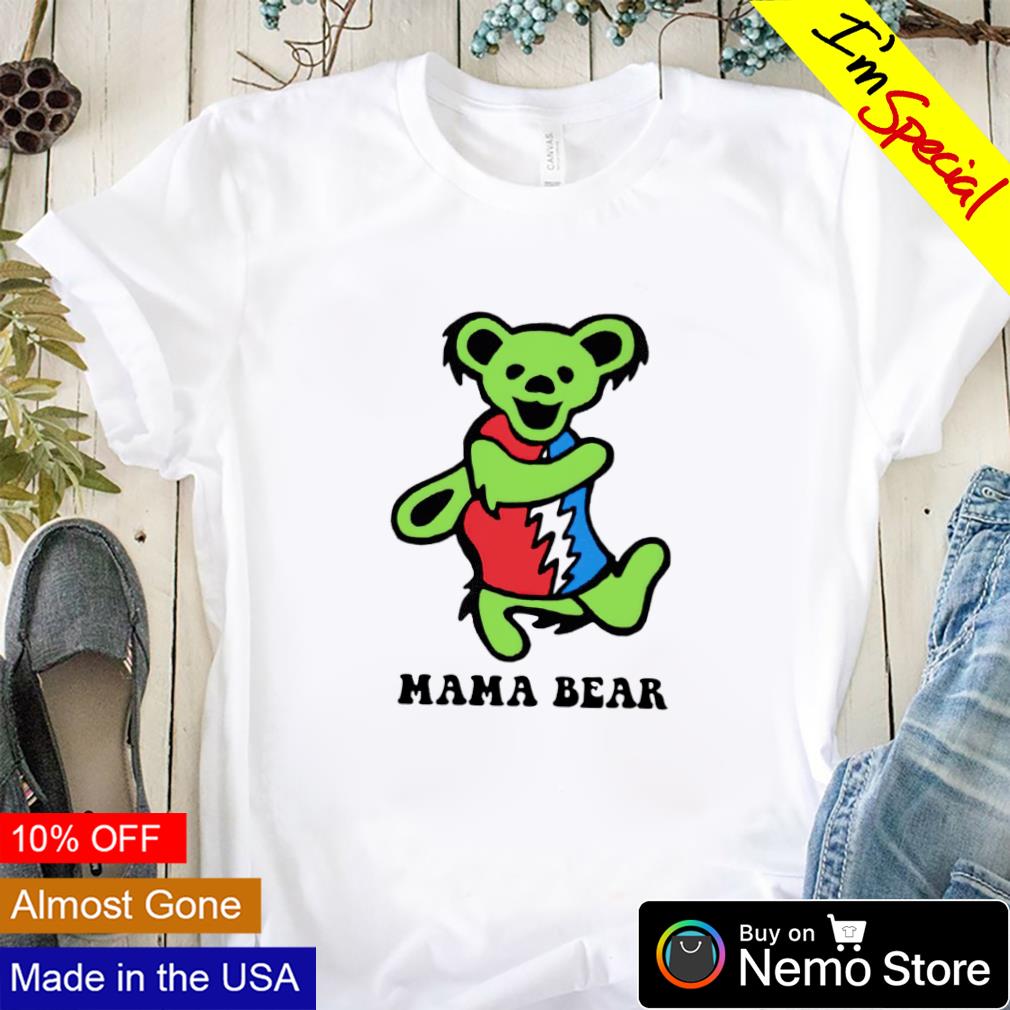 Grateful Dead Dancing Mama Bear With Cubs T-Shirt