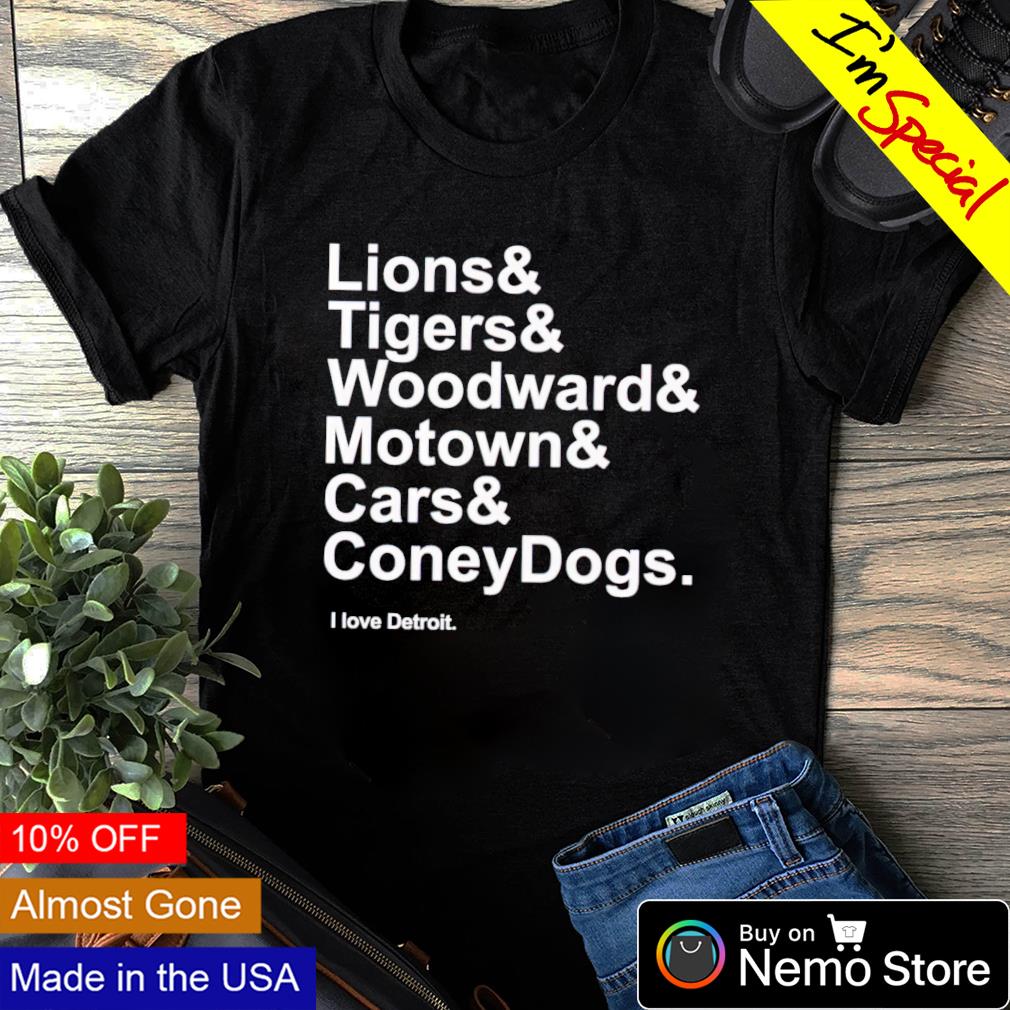 Official detroit lions coney dog shirt, hoodie, sweatshirt for men and women