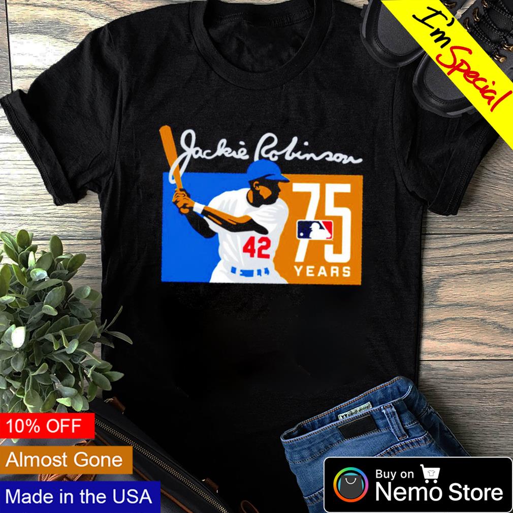 Jackie Robinson 75th Anniversary Shirt, Jackie Robinson 42 Vintage