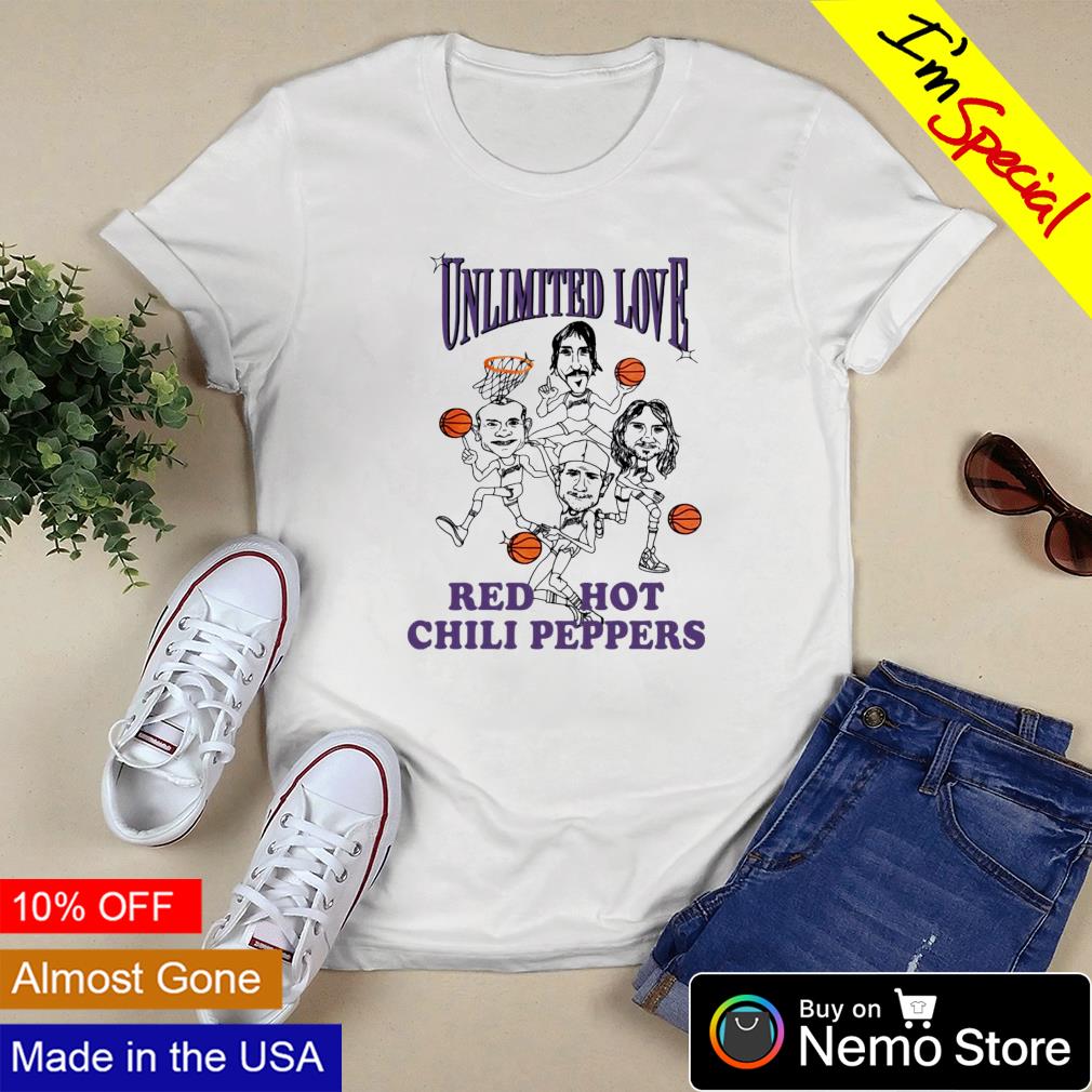 Los Angeles Lakers unlimited love red hot chili peppers shirt, hoodie,  sweater and v-neck t-shirt