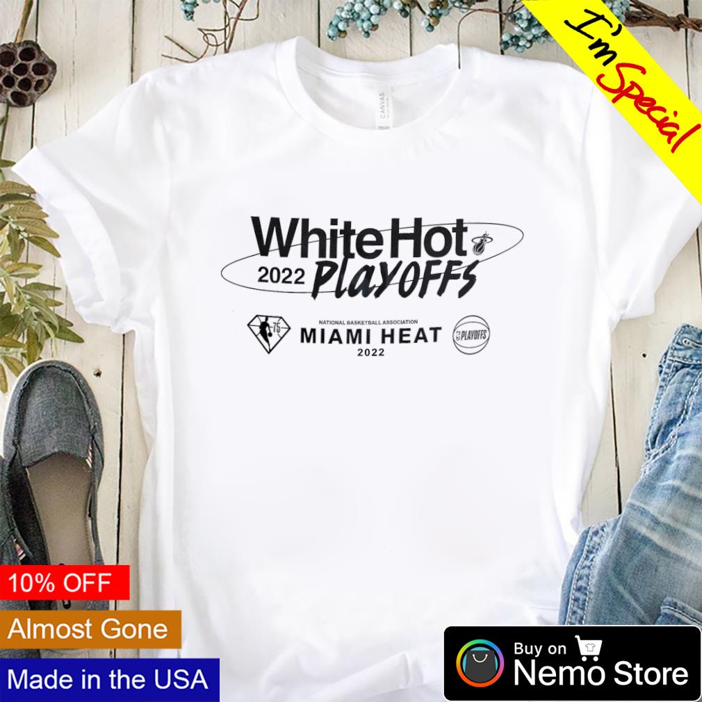 white hot miami heat shirt