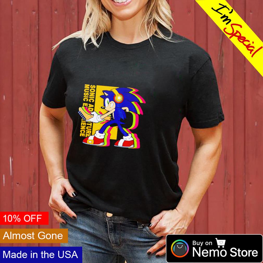 Sonic adventure music experience shirt, hoodie, sweater and v-neck ...