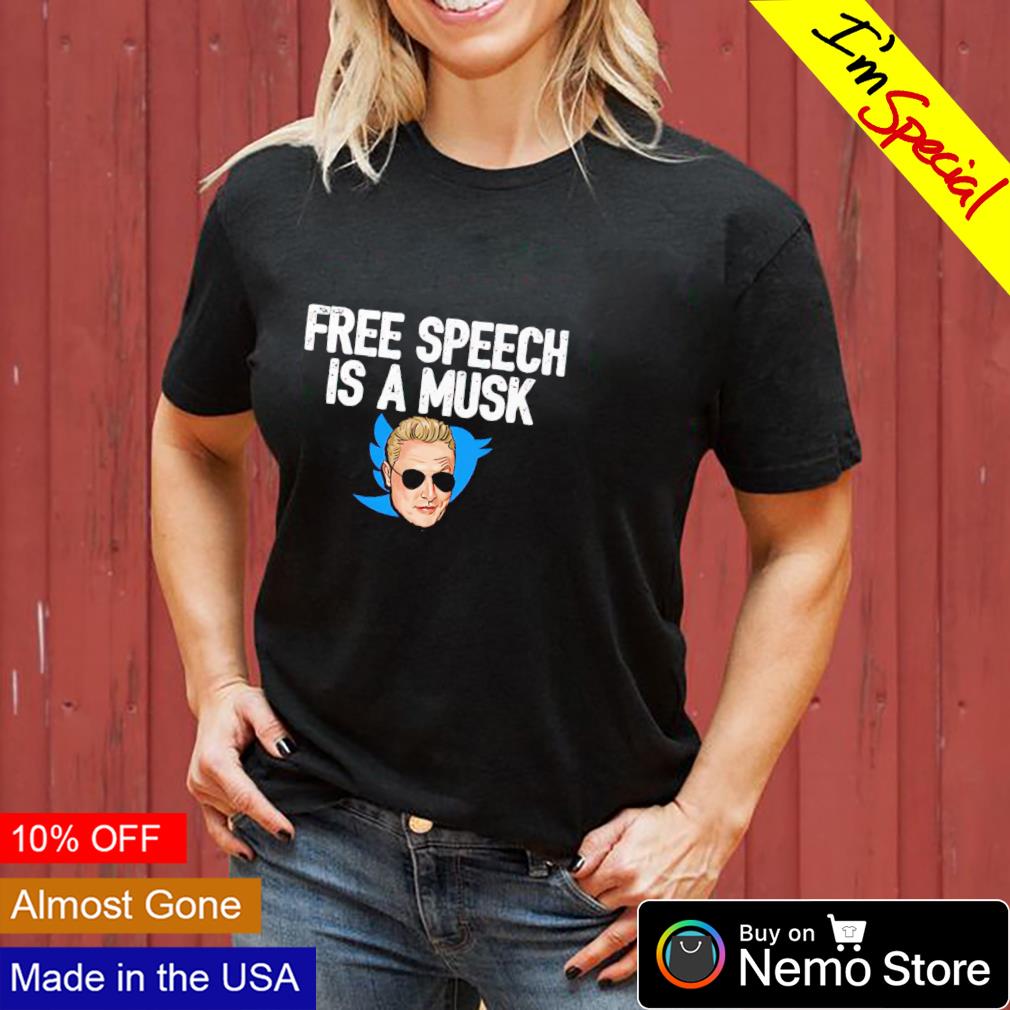 Short-Sleeve Unisex T-Shirt I'm Just Here for the Free Speech