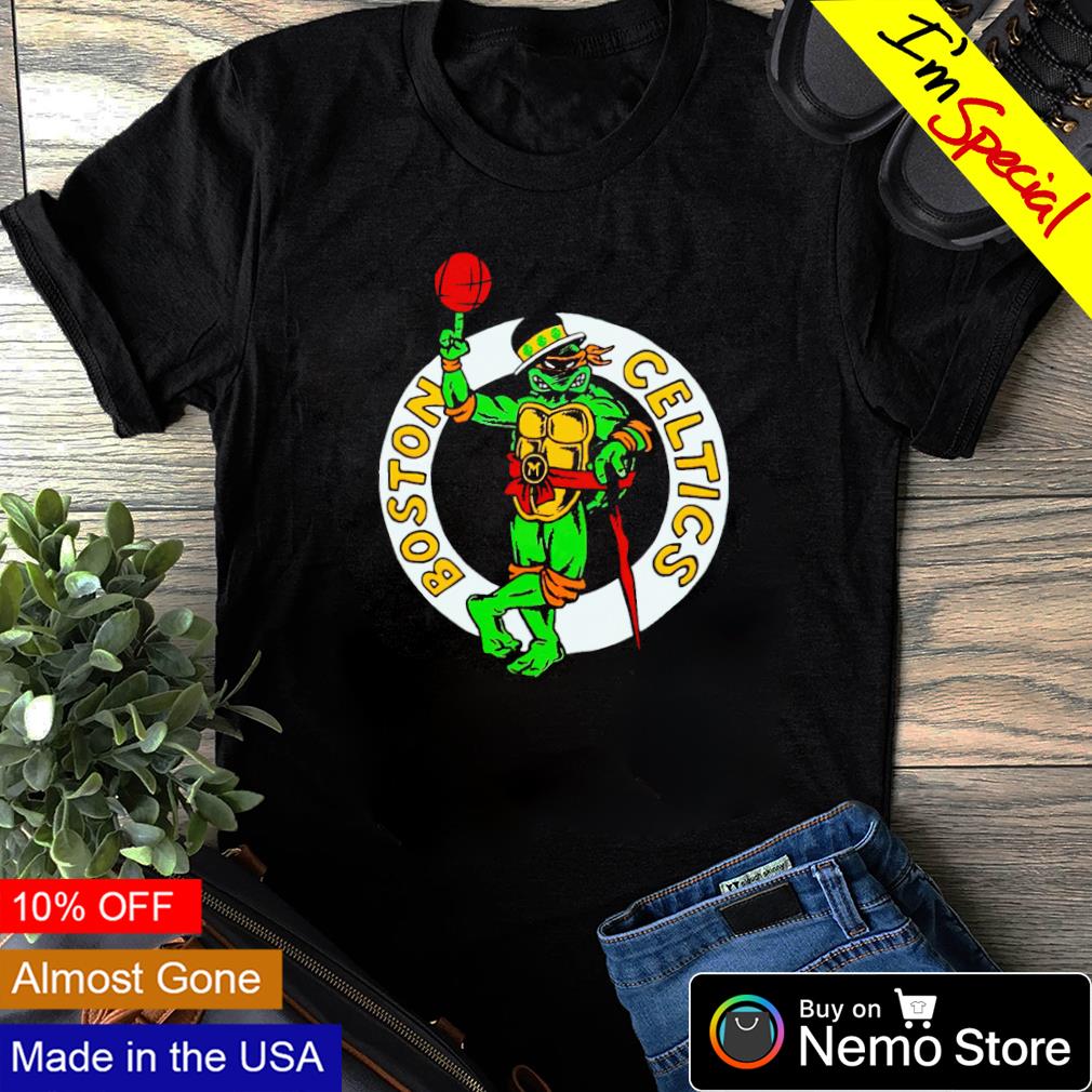 celtics ninja turtle shirt