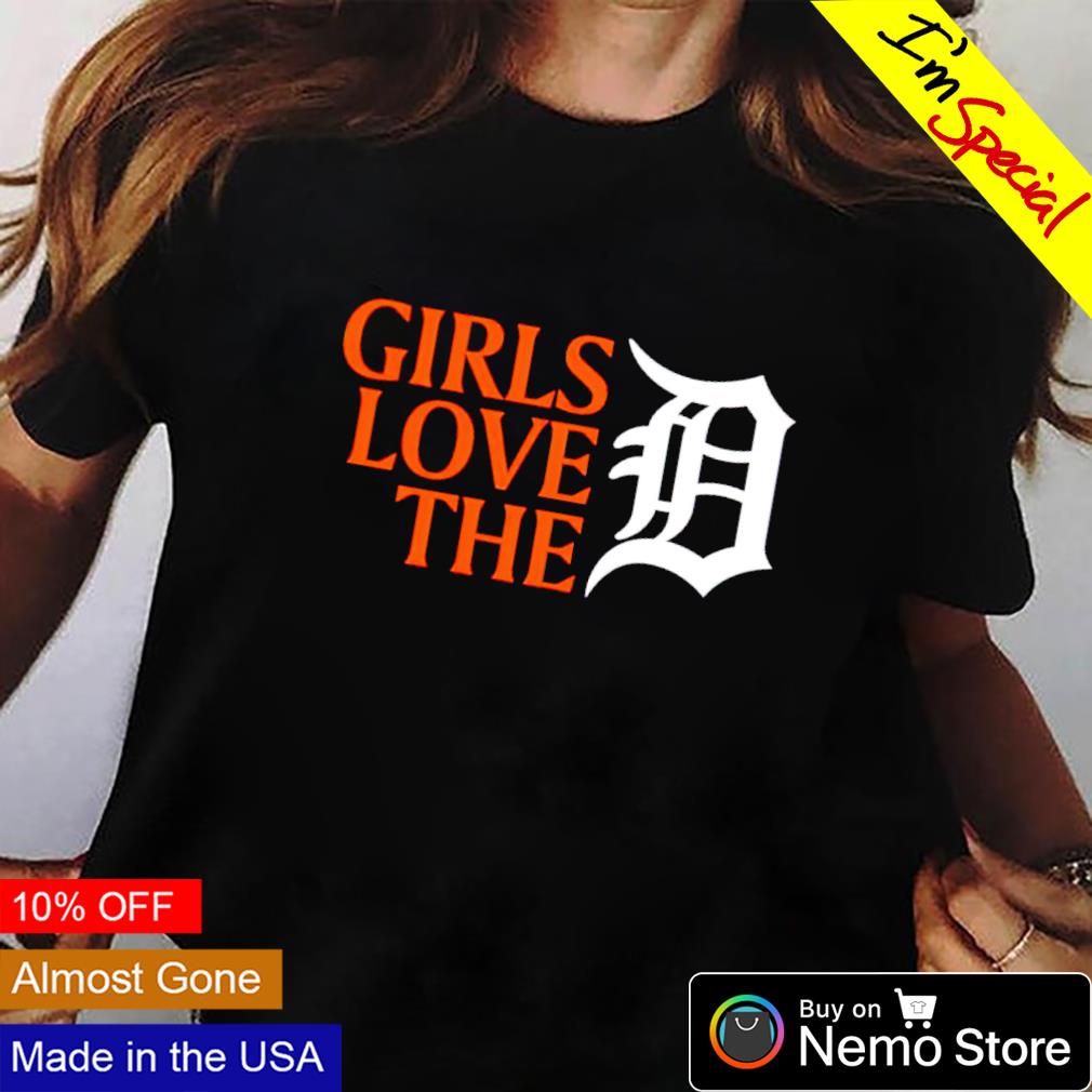 Detroit Tigers girls love the Detroit logo shirt, hoodie, sweater, long  sleeve and tank top