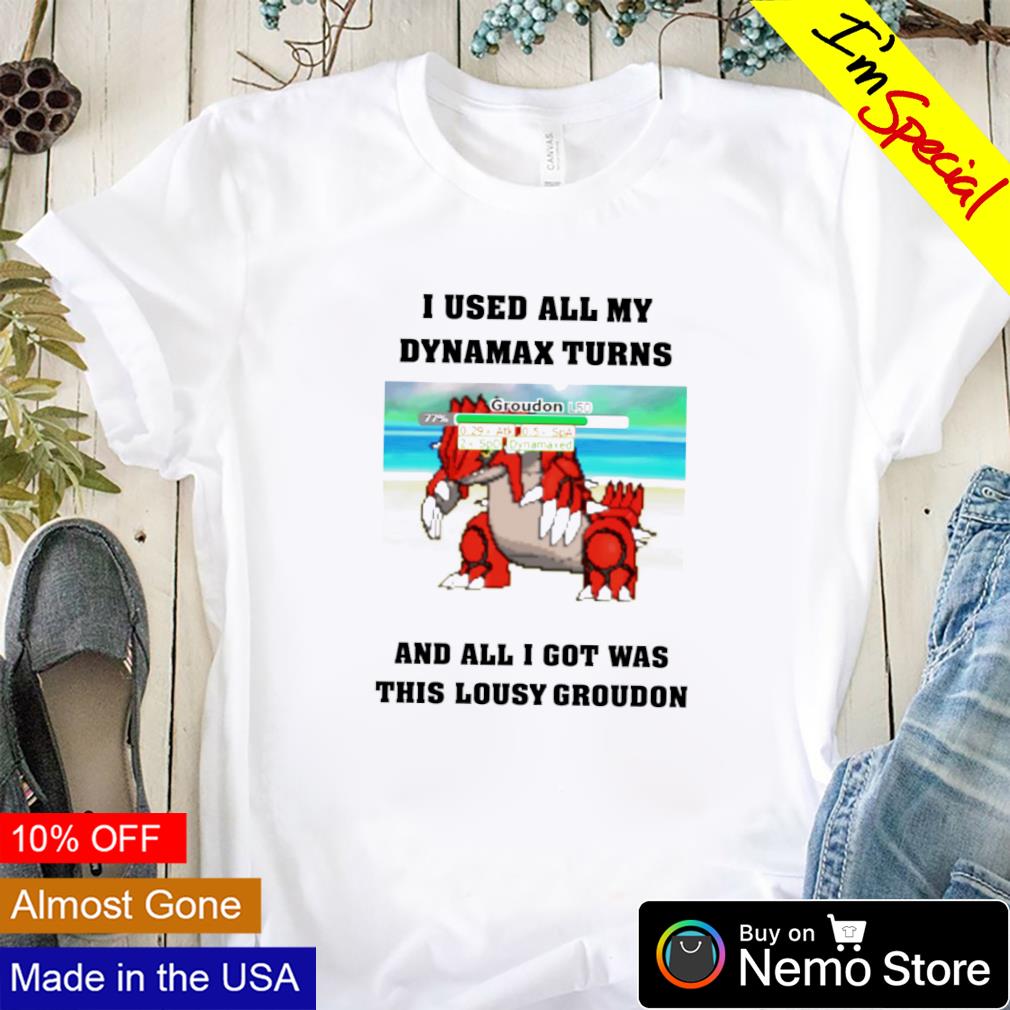 groudon t shirt