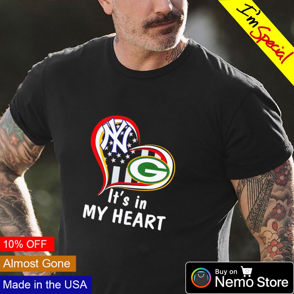 Official New York Yankees And Green Bay Packers Shirt