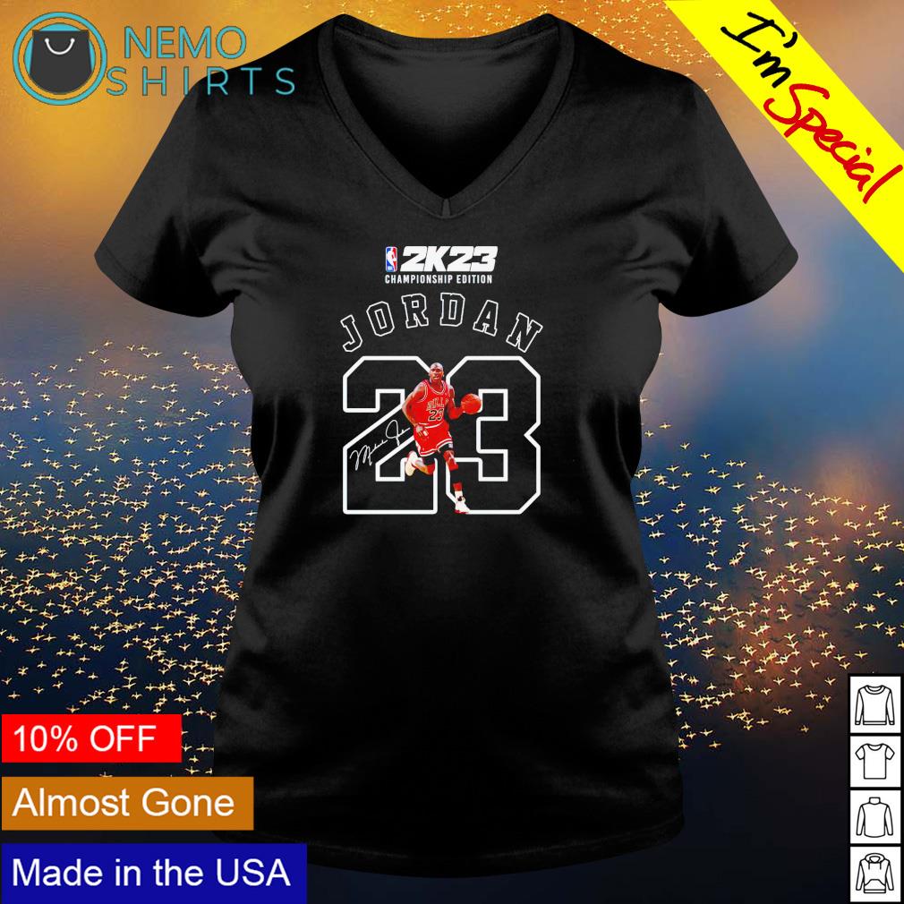 2k23 Championship Edition Michael Jordan 23 signature shirt t-shirt