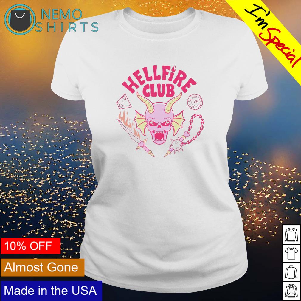 Stranger Things - Hellfire Club Girly Tee - Shirtstore