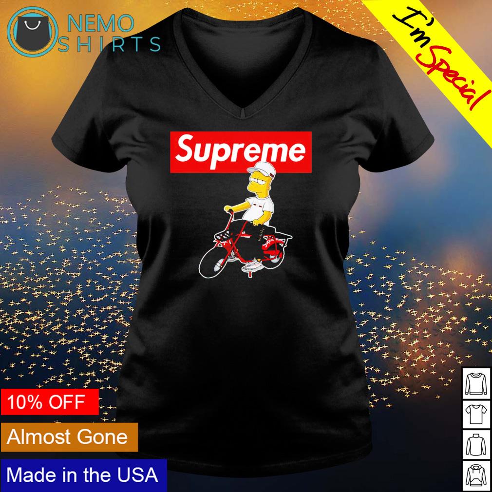 Supreme Bart Simpson shirt hoodie sweater and v neck t shirt