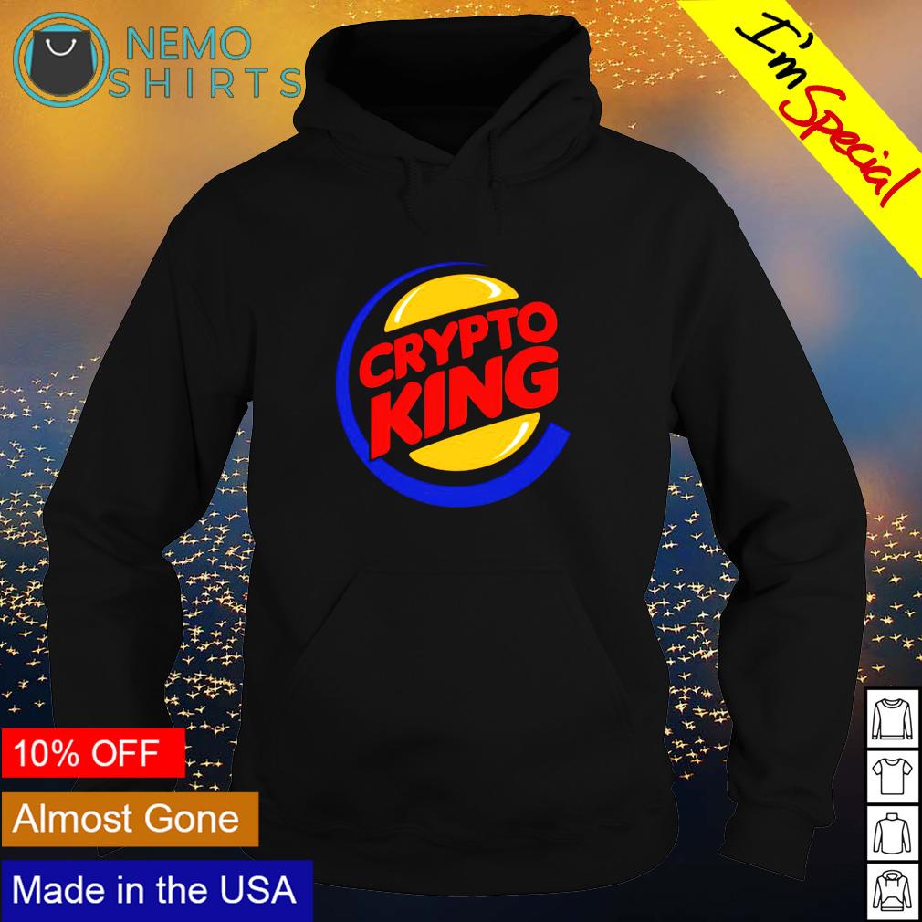 Burger King crypto king shirt, tee, tops & Apparel