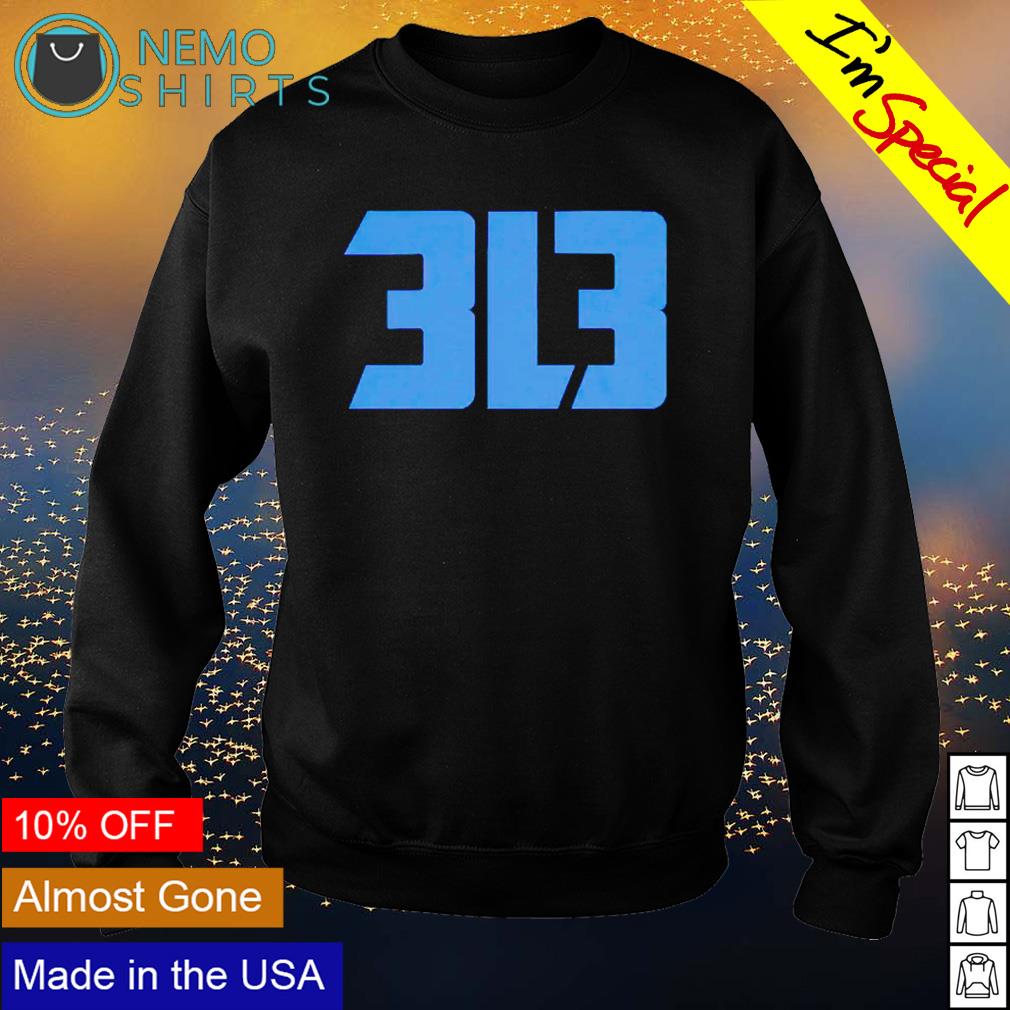 Detroit Lions 313 Hoodie Sweatshirt