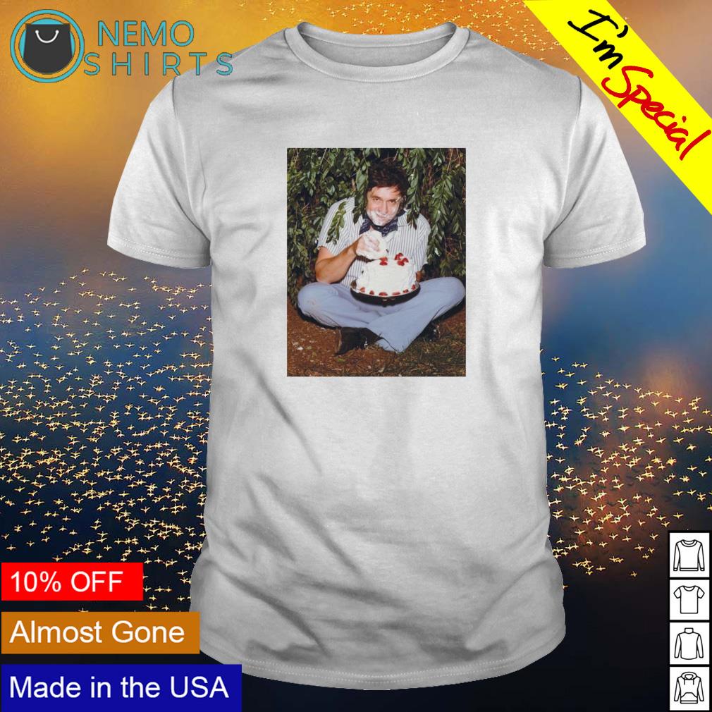 Johnny cash eating cake shirt best sale