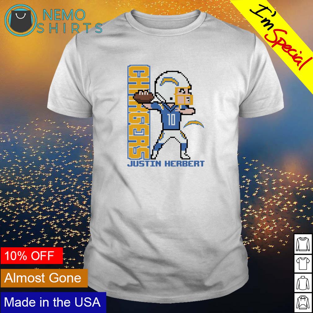 SALE!! Justin Herbert Los Angeles Chargers T-Shirt Vintage