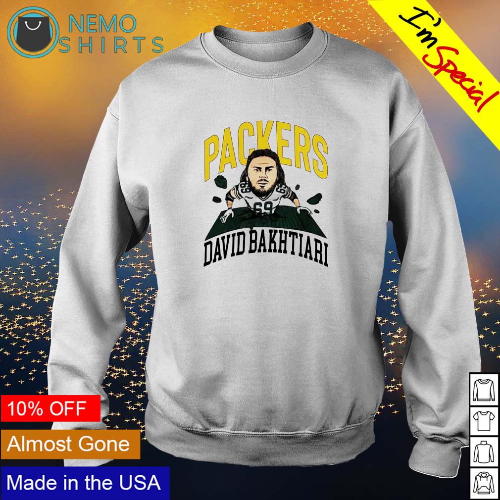 Official Packers 69 david bakhtiari breakthrough shirt, hoodie, sweater,  long sleeve and tank top