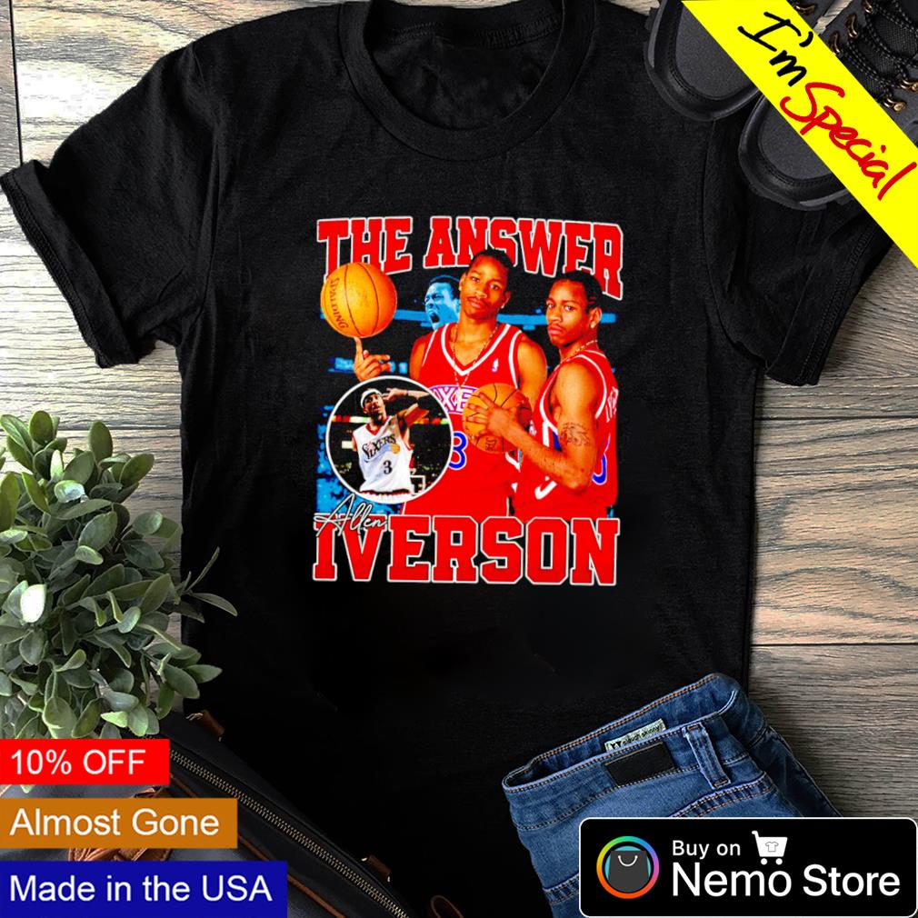 Allen Iverson the answer basketball legend signature vintage retro