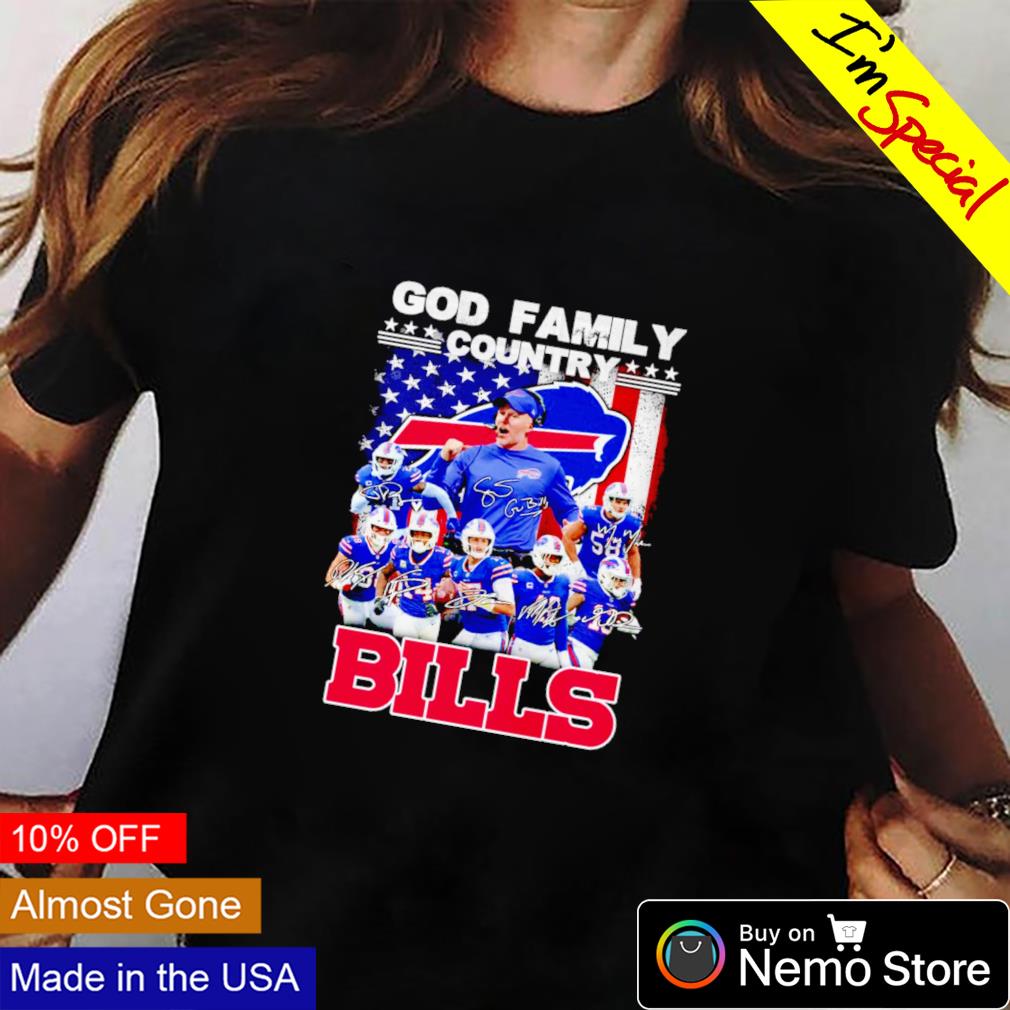 God family country Buffalo Bills American flag shirt, hoodie