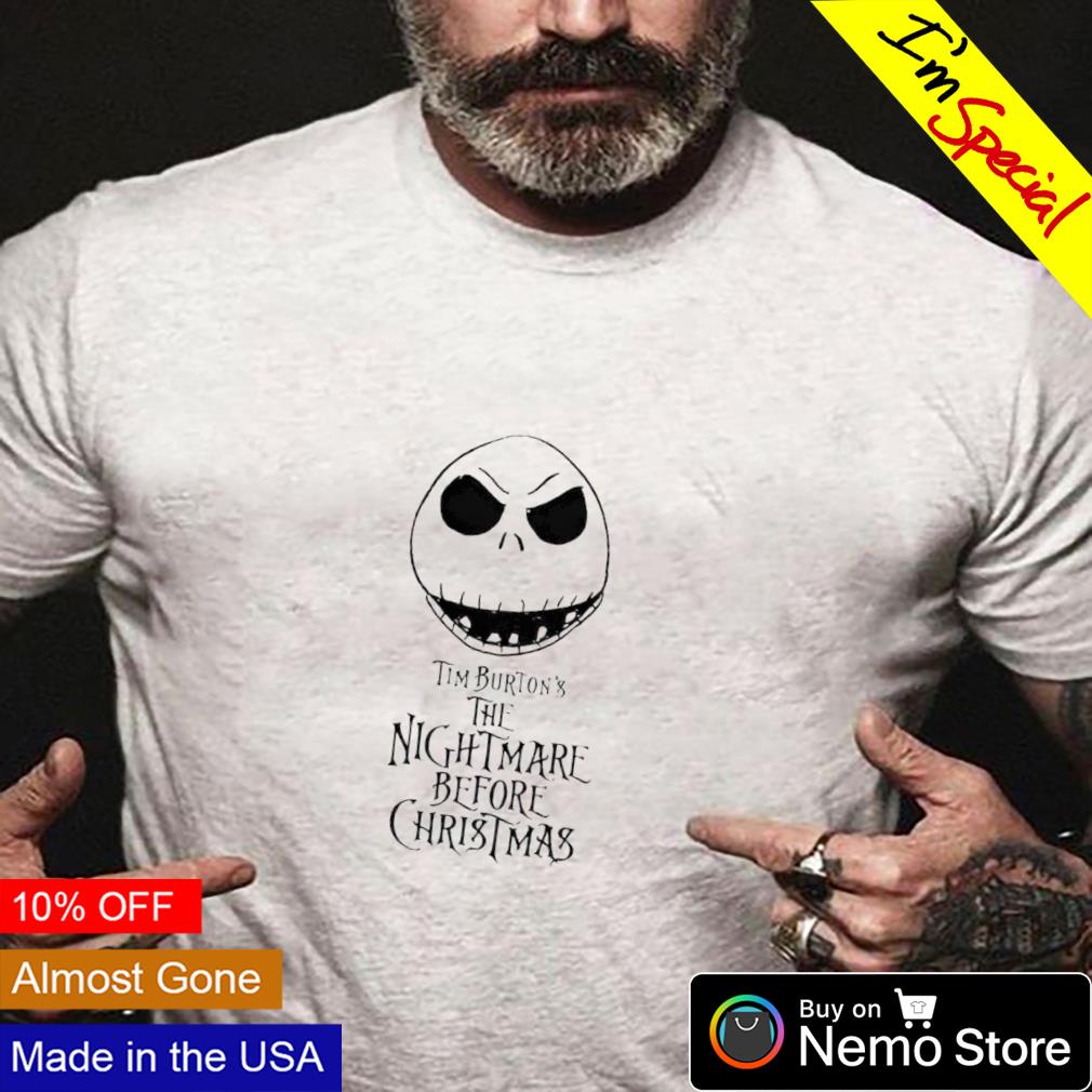 Jack Skellington Tim Burton's The Nightmare before Christmas shirt
